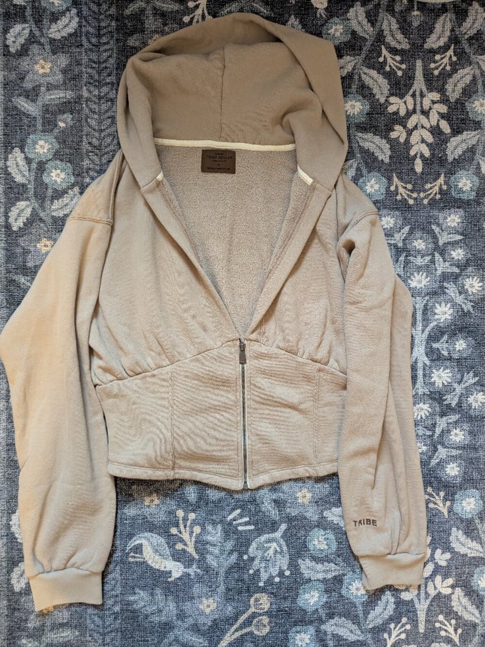 Tribe Kelley Butter Corset Zip Hoodie - Back Home Collection